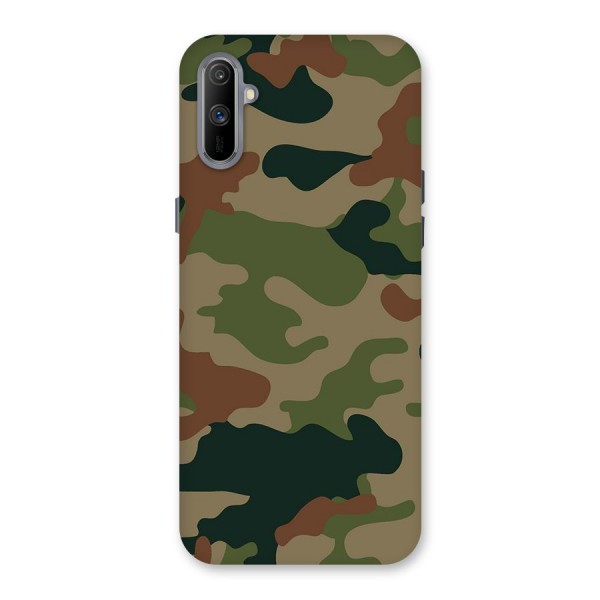 Army Camouflage Back Case for Realme C3