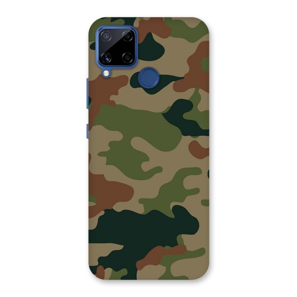 Army Camouflage Back Case for Realme Narzo 30A