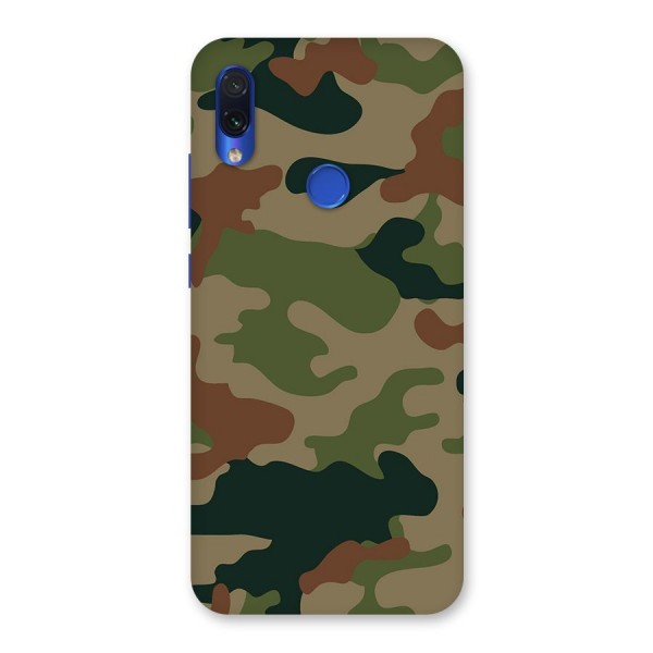 Army Camouflage Back Case for Redmi Note 7