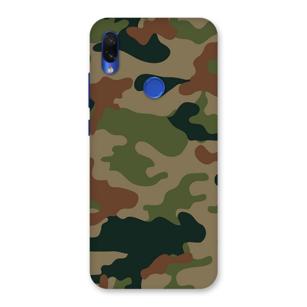 Army Camouflage Back Case for Redmi Note 7S