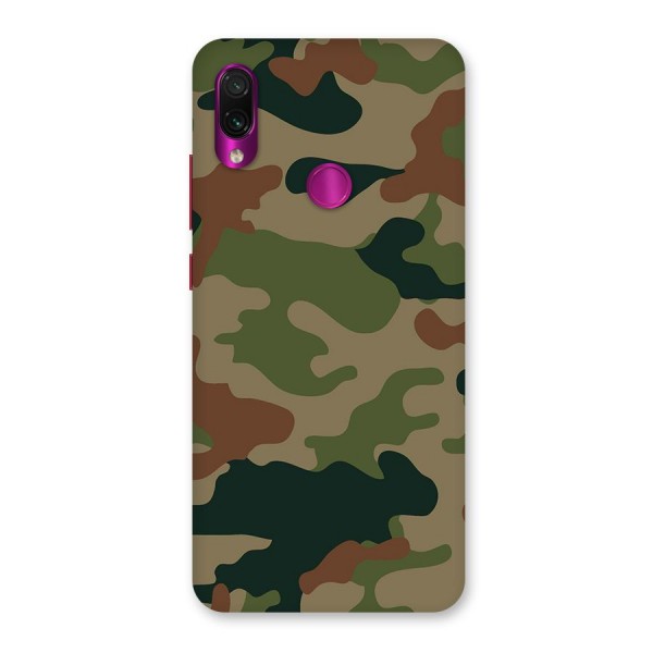 Army Camouflage Back Case for Redmi Note 7 Pro