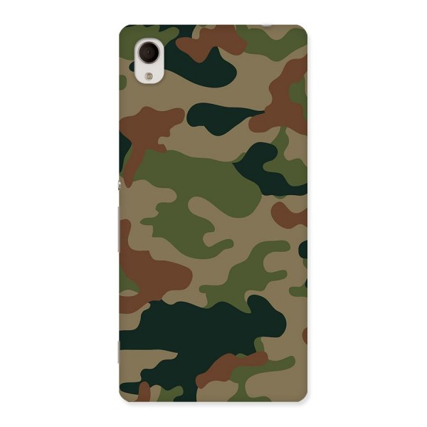 Army Camouflage Back Case for Sony Xperia M4