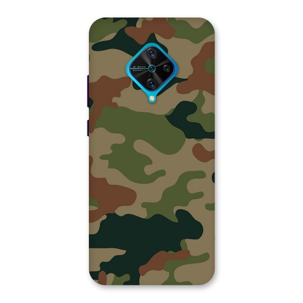 Army Camouflage Back Case for Vivo S1 Pro