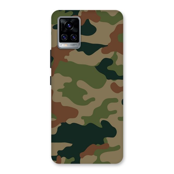 Army Camouflage Back Case for Vivo V20 Pro