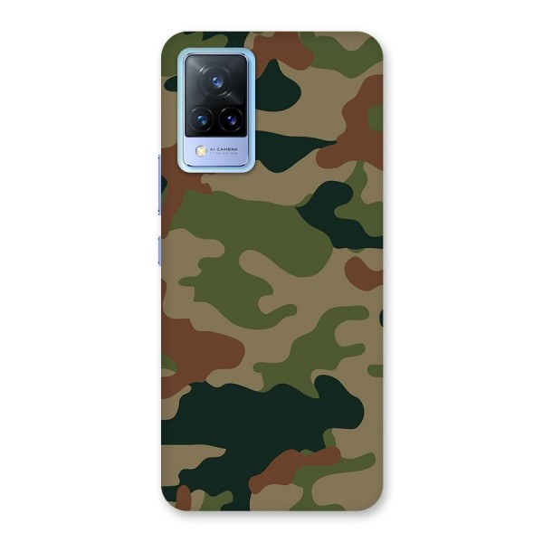 Army Camouflage Back Case for Vivo V21 5G