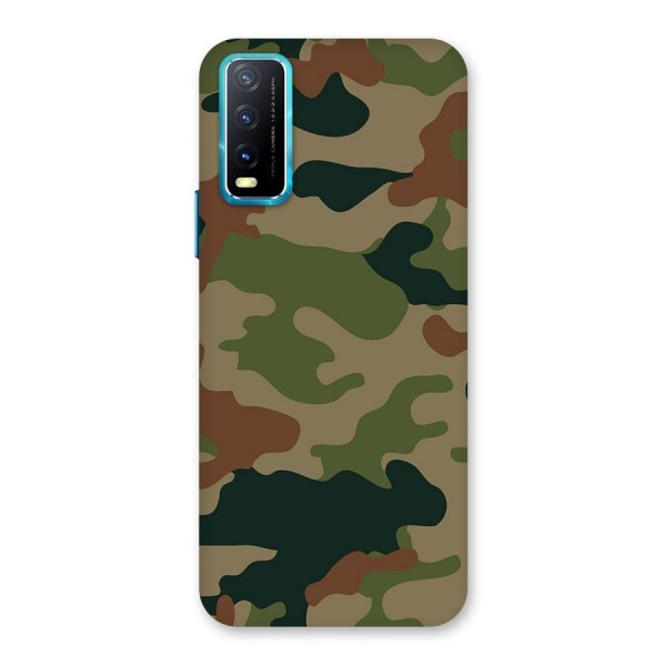 Army Camouflage Back Case for Vivo Y20A