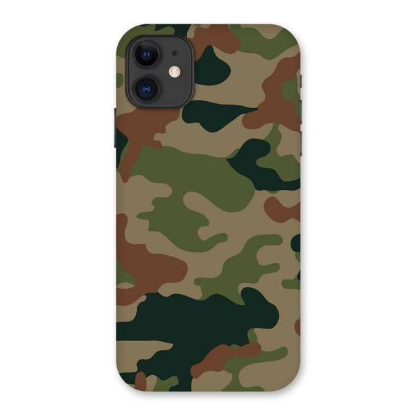 Army Camouflage Back Case for iPhone 11