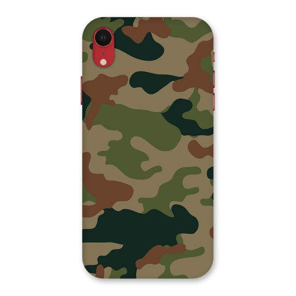 Army Camouflage Back Case for iPhone XR