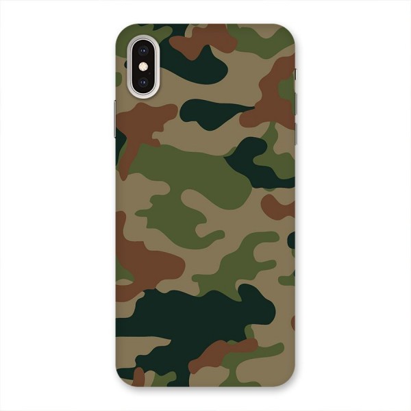 Army Camouflage Back Case for iPhone XS Max