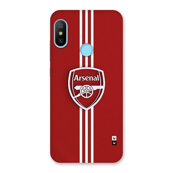 Arsenal Club Back Case for Redmi 6 Pro