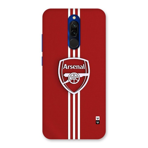 Arsenal Club Glass Back Case for Redmi 8