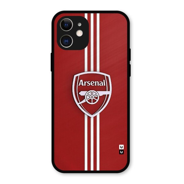 Arsenal Club Metal Back Case for iPhone 12