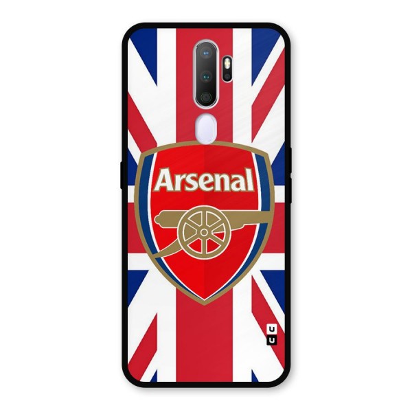 Arsenal Flag Metal Back Case for Oppo A9 (2020)
