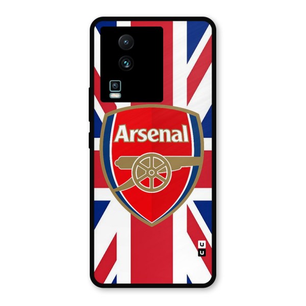 Arsenal Flag Metal Back Case for iQOO Neo 7