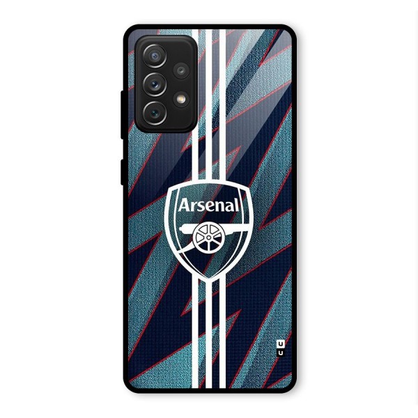 Arsenal Football Club Glass Back Case for Galaxy A72