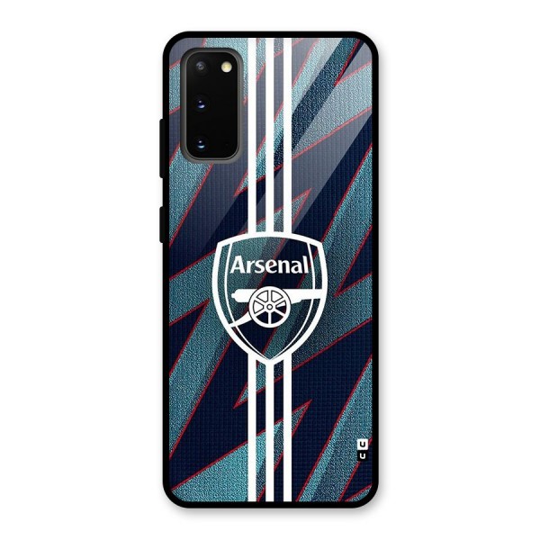 Arsenal Football Club Glass Back Case for Galaxy S20