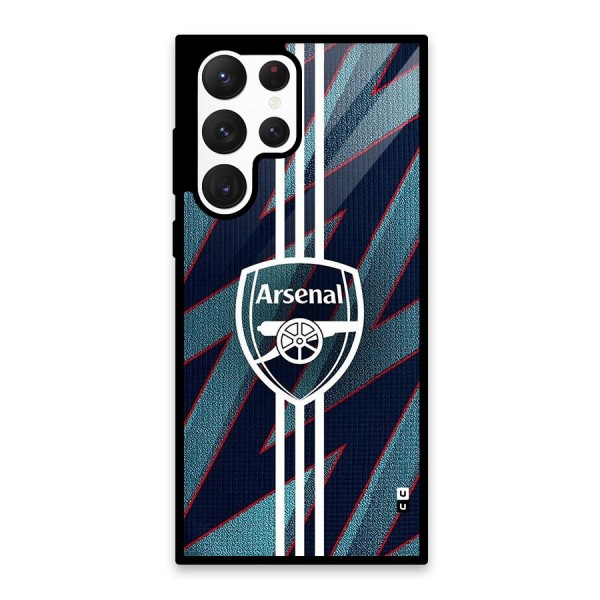 Arsenal Football Club Glass Back Case for Galaxy S22 Ultra 5G