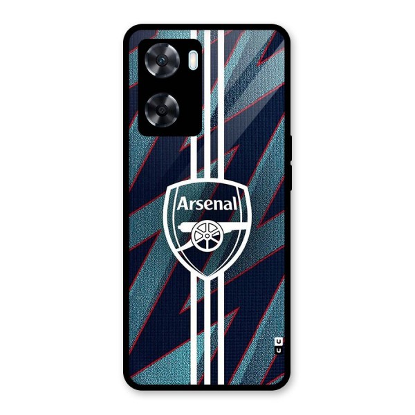 Arsenal Football Club Glass Back Case for Oppo A77