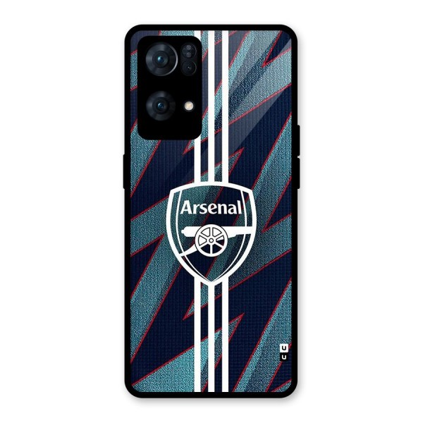 Arsenal Football Club Glass Back Case for Oppo Reno7 Pro 5G