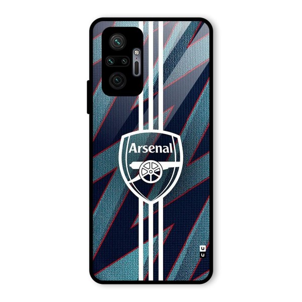 Arsenal Football Club Glass Back Case for Redmi Note 10 Pro Max