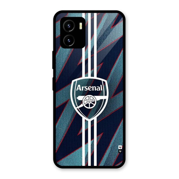 Arsenal Football Club Glass Back Case for Vivo Y15s