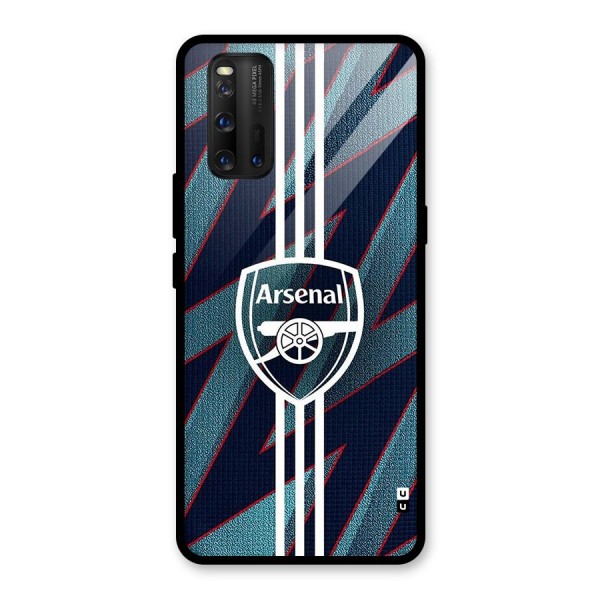 Arsenal Football Club Glass Back Case for Vivo iQOO 3