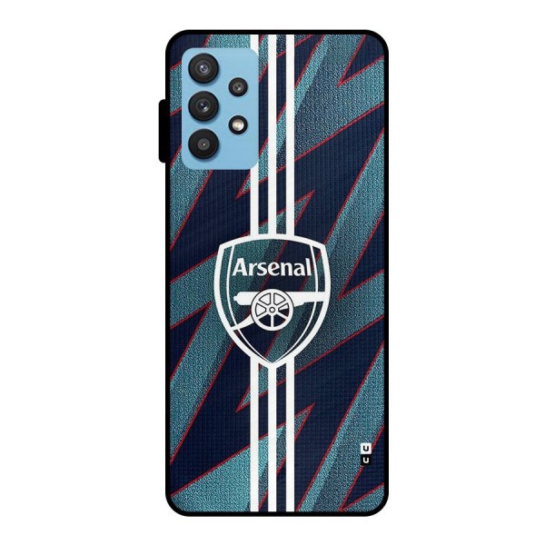 Arsenal Football Club Metal Back Case for Galaxy M32 5G