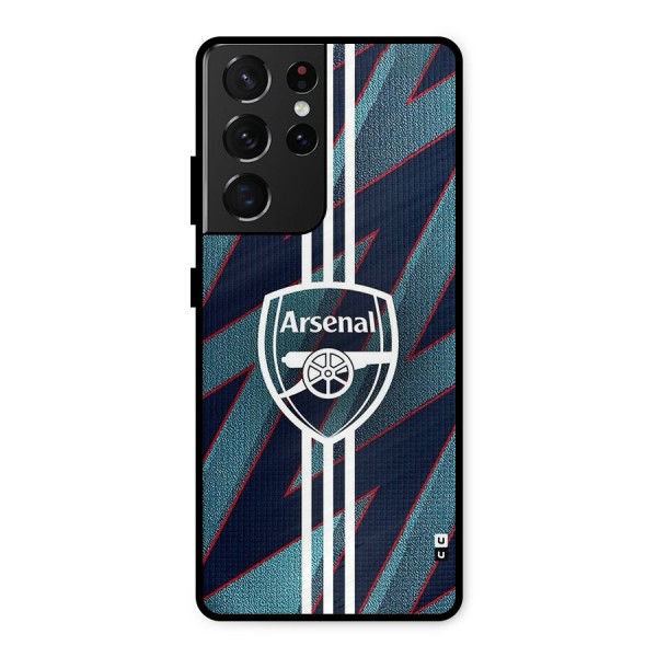 Arsenal Football Club Metal Back Case for Galaxy S21 Ultra 5G