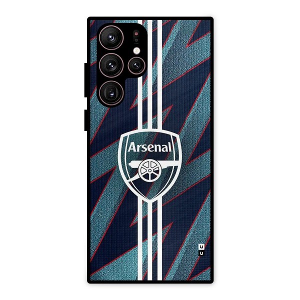 Arsenal Football Club Metal Back Case for Galaxy S22 Ultra 5G