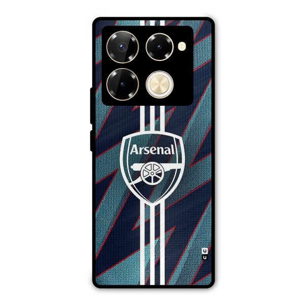 Arsenal Football Club Metal Back Case for Infinix Note 40 Pro Plus