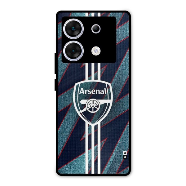 Arsenal Football Club Metal Back Case for Infinix Zero 30 5G