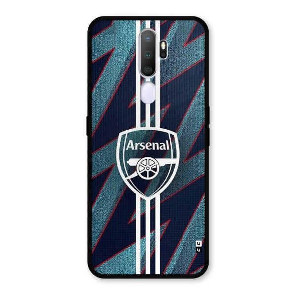Arsenal Football Club Metal Back Case for Oppo A9 (2020)