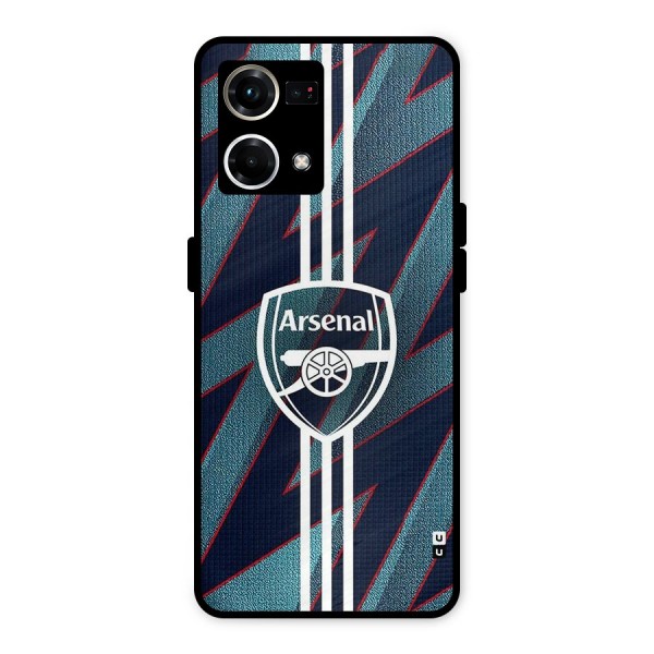 Arsenal Football Club Metal Back Case for Oppo F21s Pro 4G