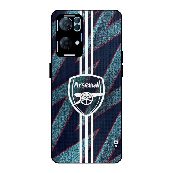 Arsenal Football Club Metal Back Case for Oppo Reno7 Pro 5G