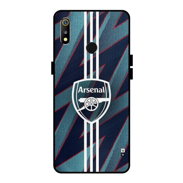 Arsenal Football Club Metal Back Case for Realme 3
