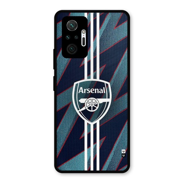 Arsenal Football Club Metal Back Case for Redmi Note 10 Pro