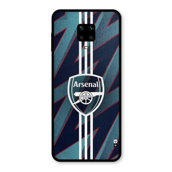 Arsenal Football Club Metal Back Case for Redmi Note 9 Pro Max