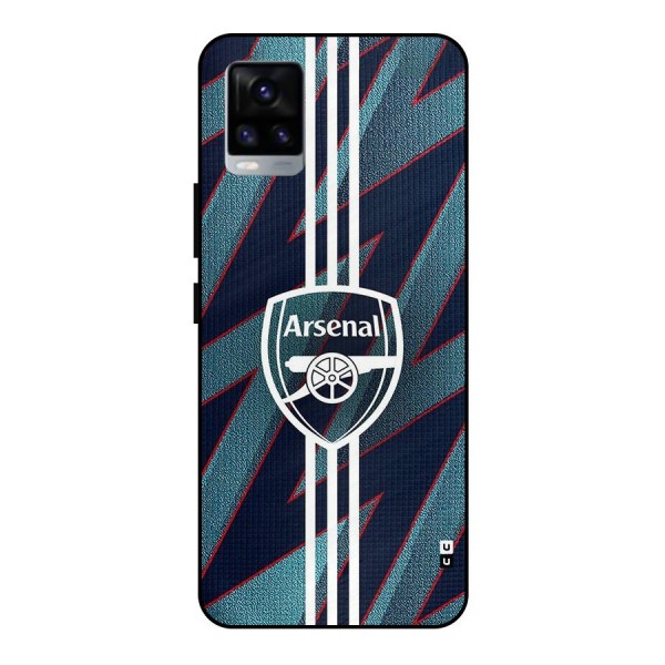 Arsenal Football Club Metal Back Case for Vivo V20