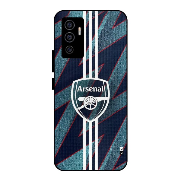 Arsenal Football Club Metal Back Case for Vivo V23e