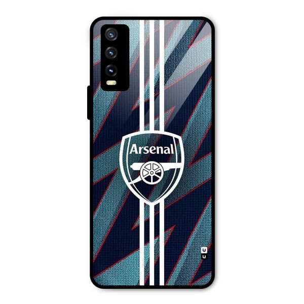 Arsenal Football Club Metal Back Case for Vivo Y20i