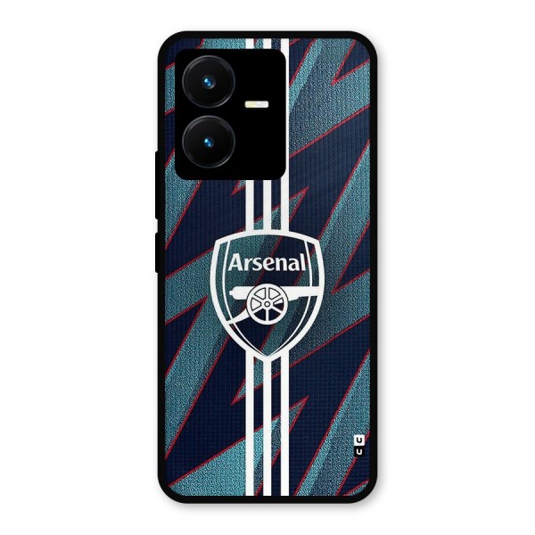 Arsenal Football Club Metal Back Case for Vivo Y22