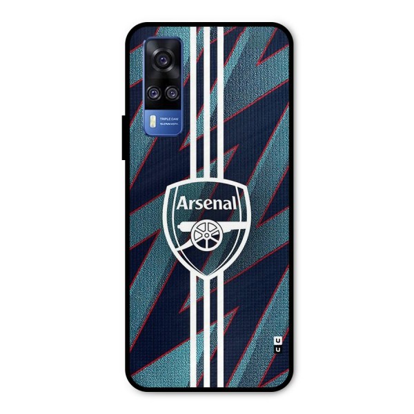 Arsenal Football Club Metal Back Case for Vivo Y51A