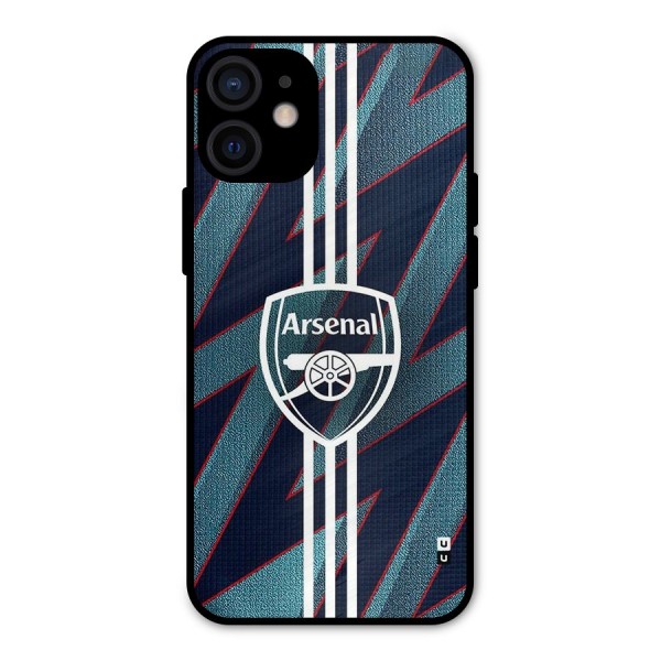 Arsenal Football Club Metal Back Case for iPhone 12 Mini