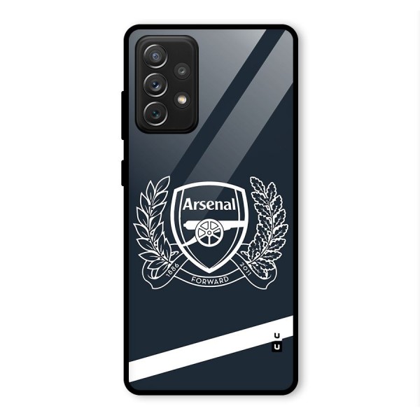 Arsenal Forward Glass Back Case for Galaxy A72