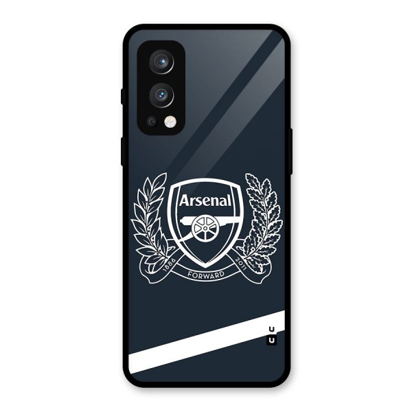 Arsenal Forward Glass Back Case for OnePlus Nord 2 5G