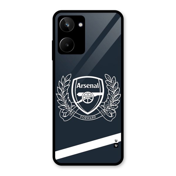 Arsenal Forward Glass Back Case for Realme 10