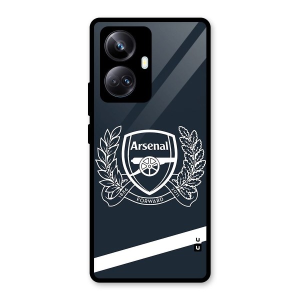 Arsenal Forward Glass Back Case for Realme 10 Pro Plus