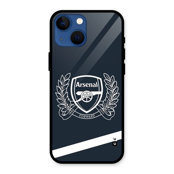 Arsenal Forward Glass Back Case for iPhone 13 Mini