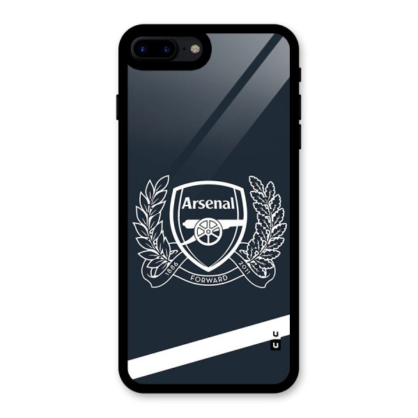 Arsenal Forward Glass Back Case for iPhone 8 Plus