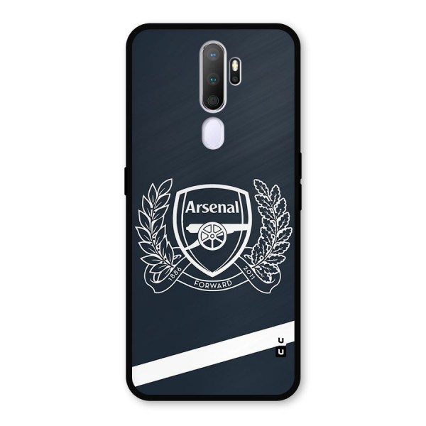 Arsenal Forward Metal Back Case for Oppo A9 (2020)